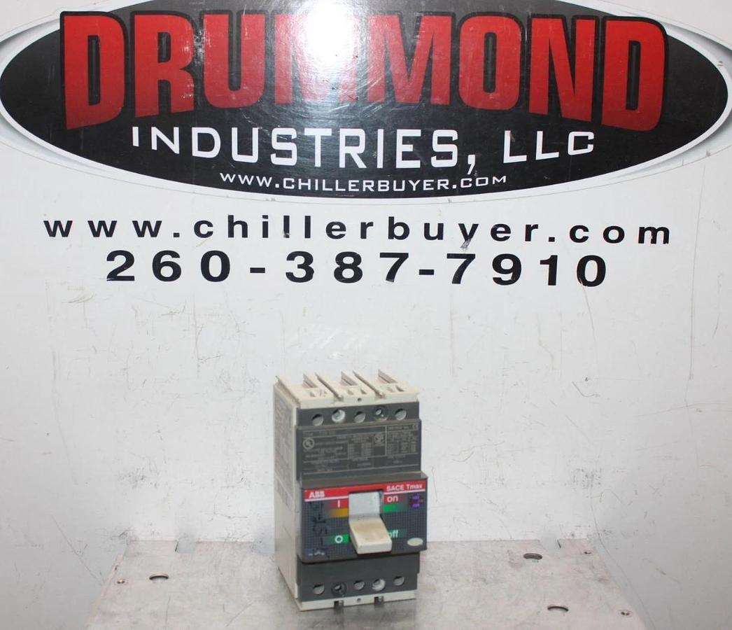 Used ABB CIRCUIT BREAKER T1N100 TMAX 80 AMP 600 VAC 3-POLE **WARRANTY INCLUDED**