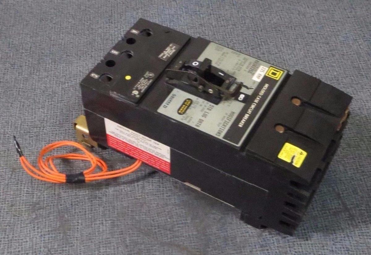 Used SQUARE D I-LINE BREAKER KH36225G 225 AMP 600 V 3 POLE W/ GROUND FAULT SHUNT