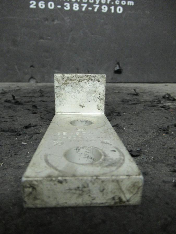 Used (3) QTY GE GE-600-2 1 SINGLE BARREL MECHANICAL CONNECTOR LUGS TAP 600 KCMIL - 2