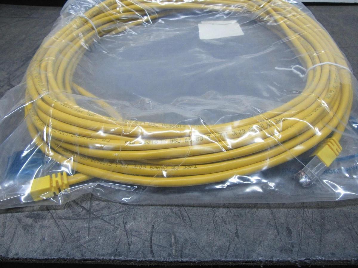 75 FOOT STP CAT 5E ETHERNET PATCH CABLE RJ45 M/M CTG 28703 DCAT5ESSM75Y