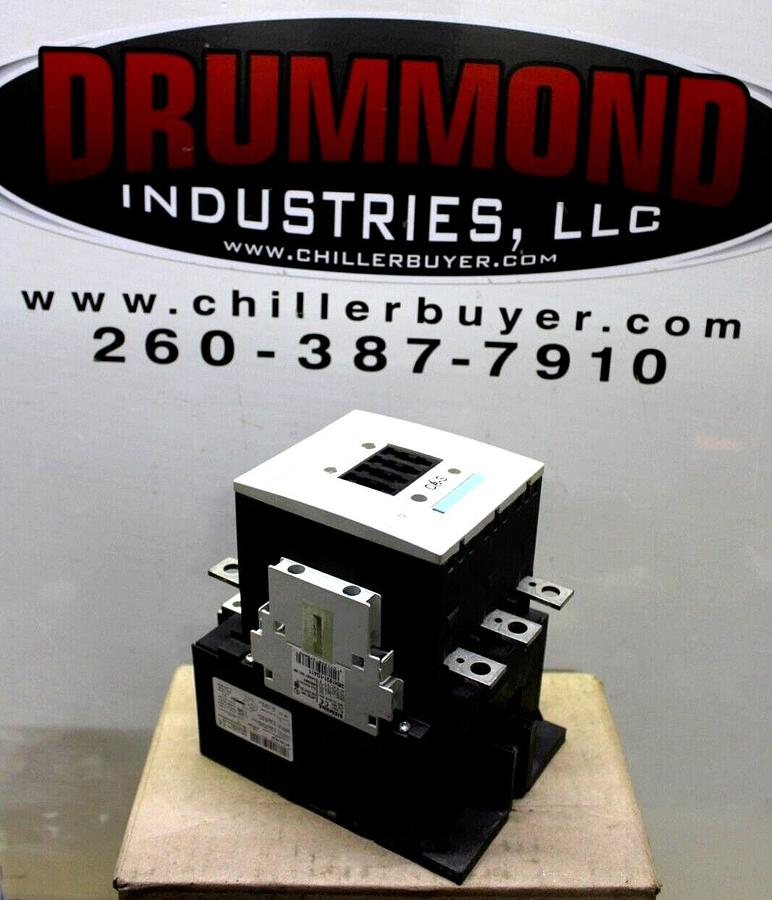 Used SIEMENS SIRIUS CONTACTOR 3RT1054-6 600 VAC 140 AMP 3-PHASE 125 HP COIL: 120V