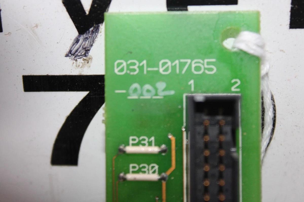 Used YORK CHILLER DISPLAY CONNECTION CIRCUIT BOARD 031-01765-002 REV. B 031-01765