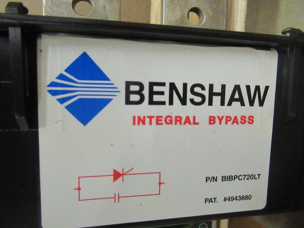 Used BENSHAW BIBPC720T 460V INTEGRAL BYPASS / CONTACTOR CARRIER 60 HZ 4943880
