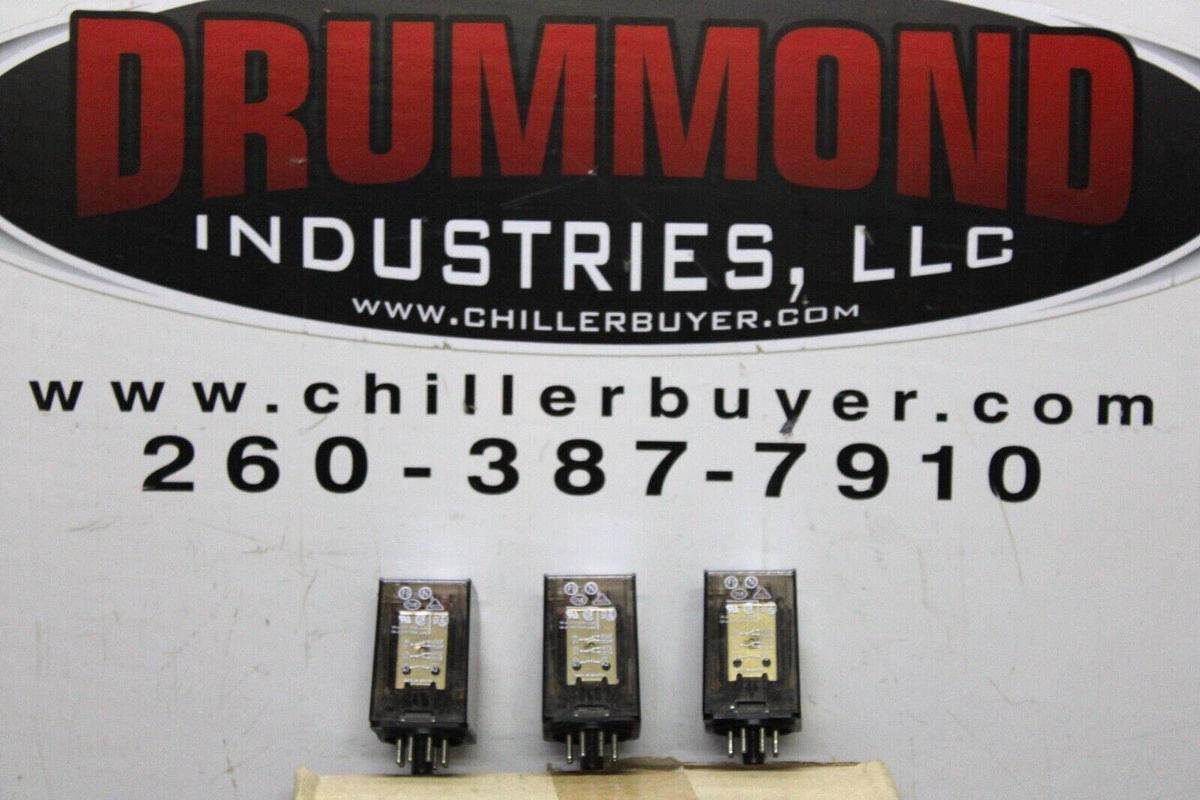 Used LOT OF 3 SCHRACK RELAY MR206115 115/240 VAC 10 AMP 50/60 HZ *WARRANTY*