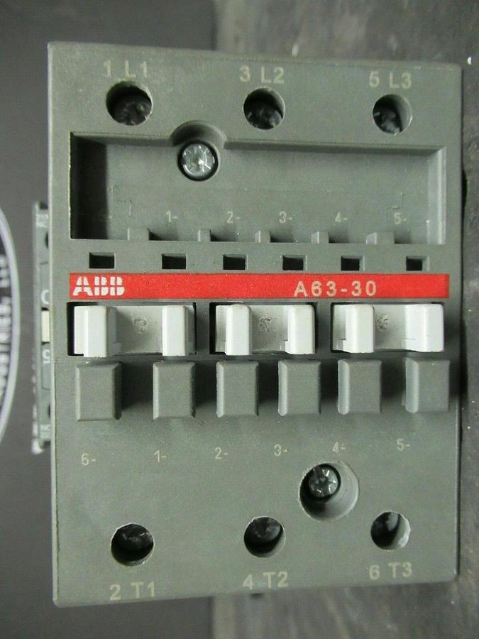 Used 90 AMP ABB A63-30 CONTACTOR 3 PHASE 600 VAC 60 HP **WARRANTY INCLUDED**