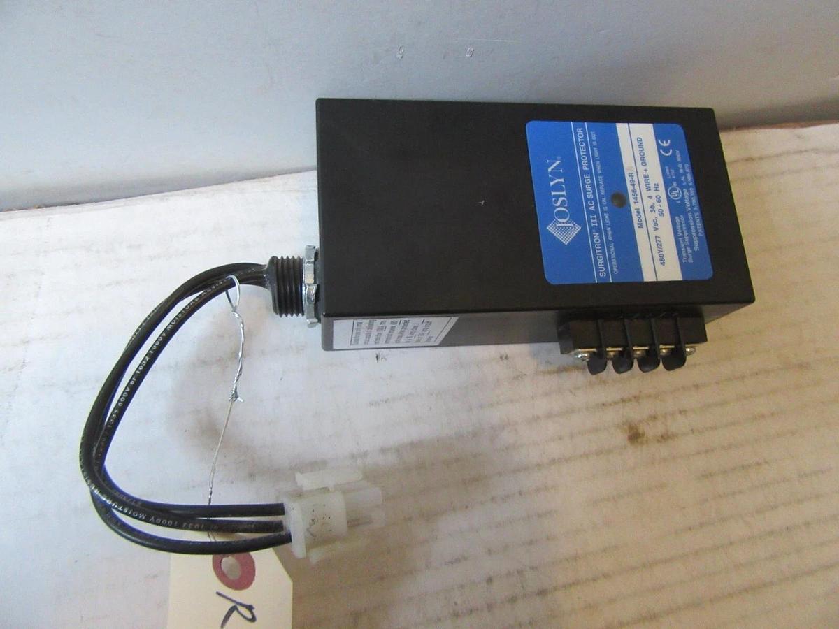 Used JOSLYN SURGITRON III AC SURGE PROTECTOR 1456-49-R 480Y/277 VAC 3 PH **WARRANTY**