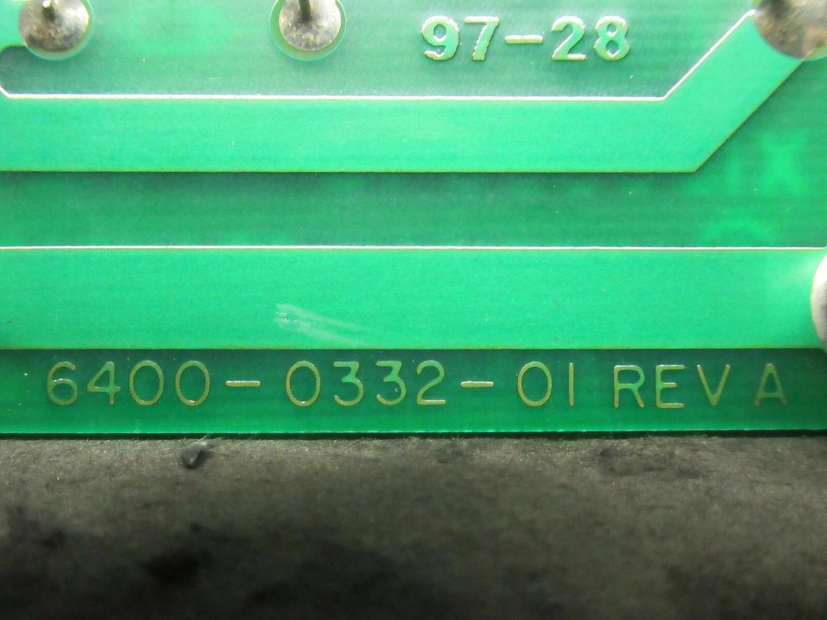 Used TRANE AMERICAN STANDARD CIRCUIT BOARD X13650342-01 REV C 6400-0332-01 REV A