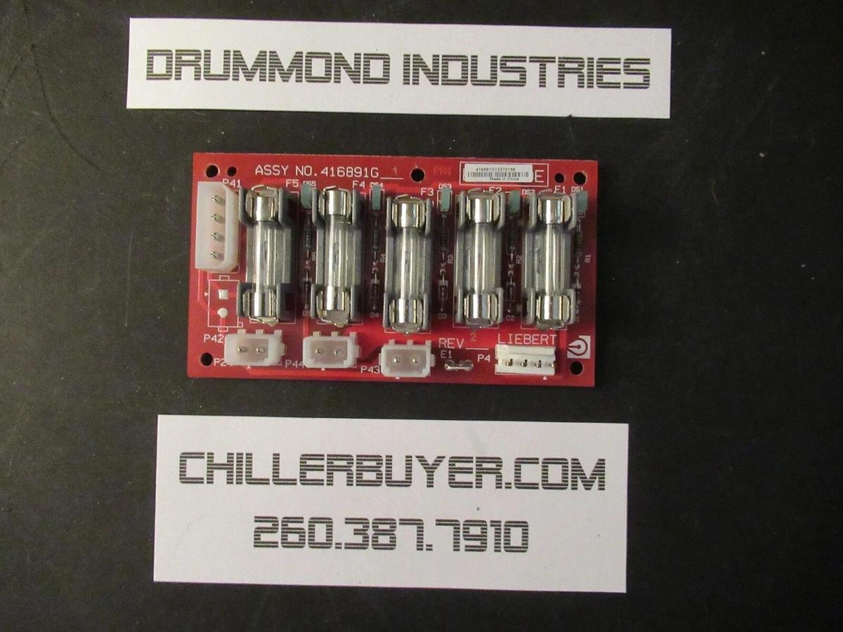 Used LIEBERT FUSE CIRCUIT BOARD 416892R0 / 416891G1 REV 2 **WARRANTY INCLUDED**