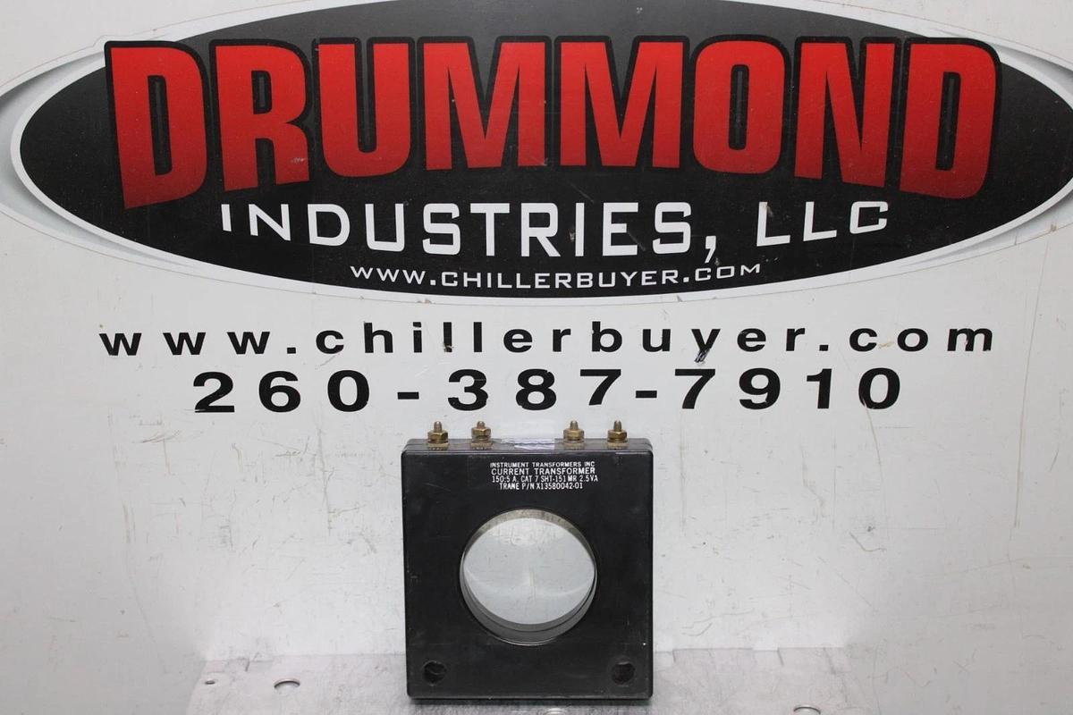 Used INSTRUMENT CURRENT TRANSFORMER X13580042-01 7-SHT-151 150:5 2.5VA **WARRANTY**