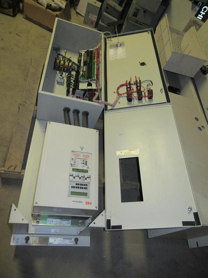 Used ABB VARIABLE SPEED DRIVE H501023400 ACH501-025-4-00P2 INPUT: 480V OUTPUT: 25 HP