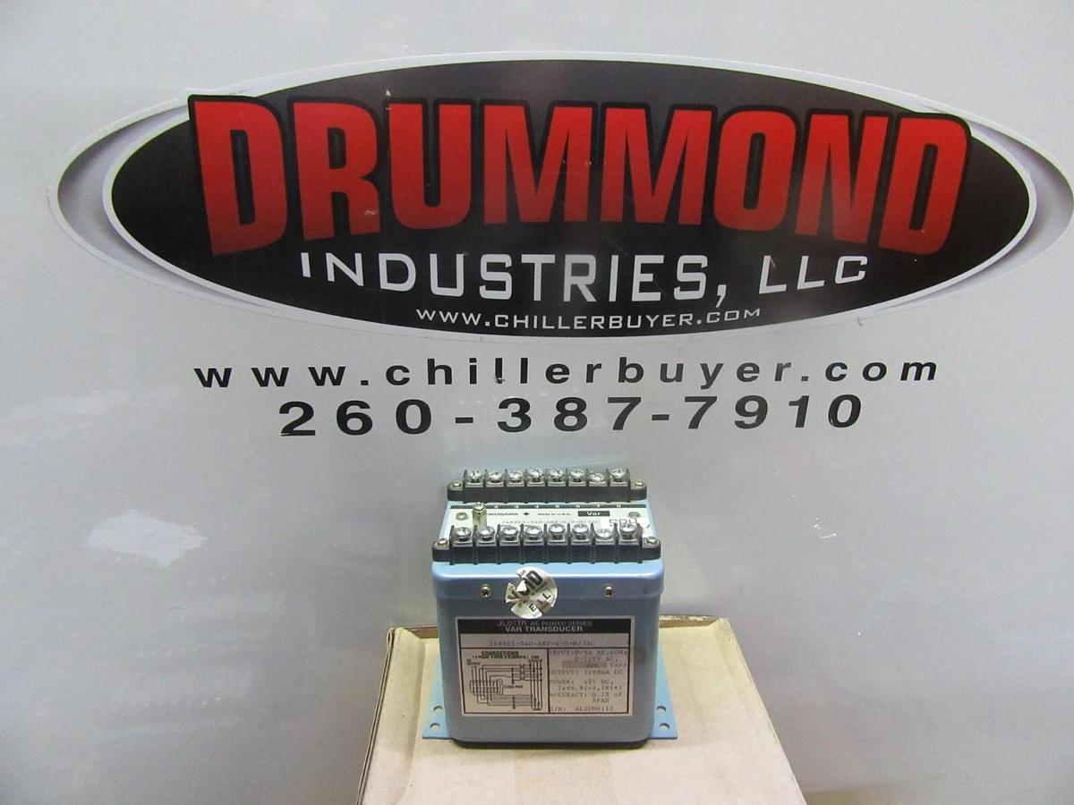 Used YOKOGAWA JUXTA VAR TRANSDUCER 248965-540-AHF-4-0-M/JAC 120 VAC 1500 VARS