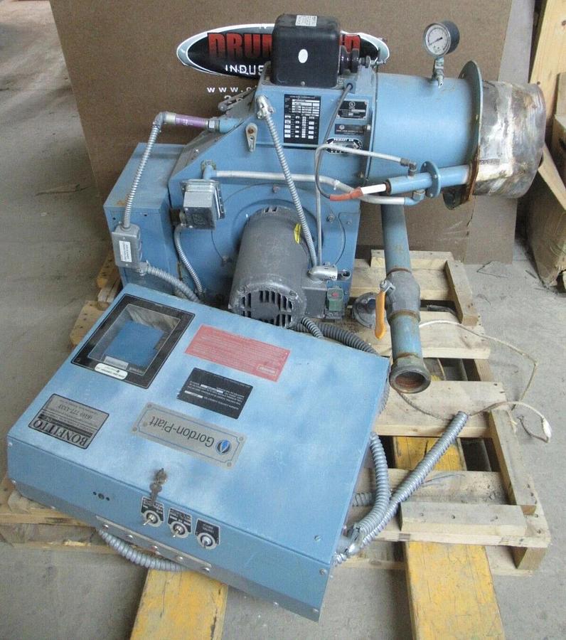 Used GORDON-PIATT NATURAL GAS BURNER TS10.2-G-50 3448 MBH 208 VOLT 14 AMP AR710049