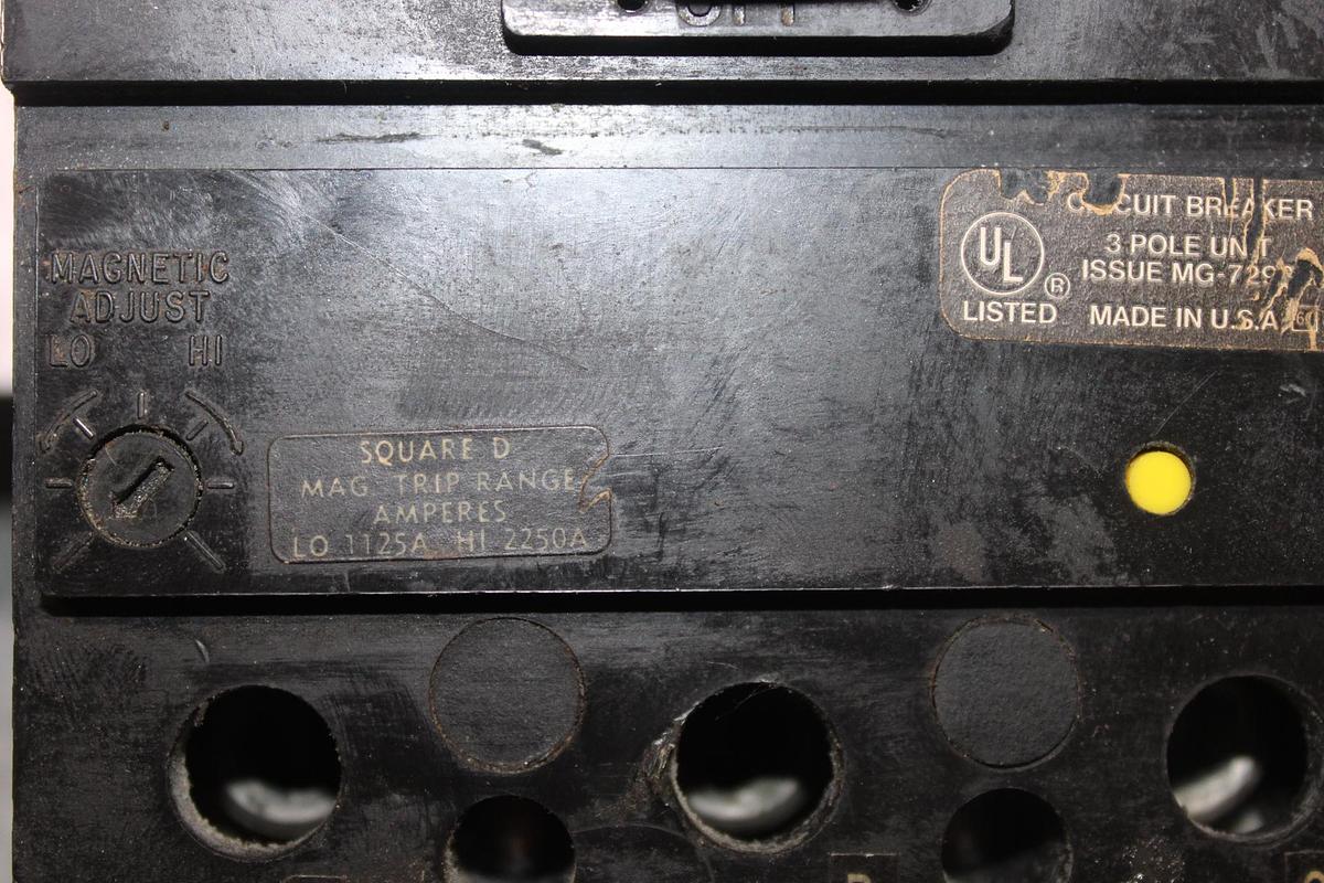 Used SQUARE D I-LINE CIRCUIT BREAKER KC34200 200 AMP 480 VAC 3-POLE