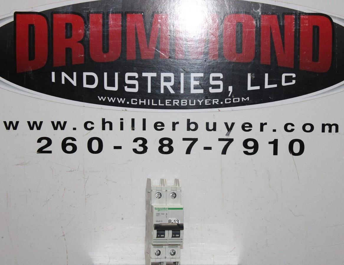 Used SCHNEIDER CIRCUIT BREAKER C60-13A 13 AMP 240 VAC 2-POLE **WARRANTY**