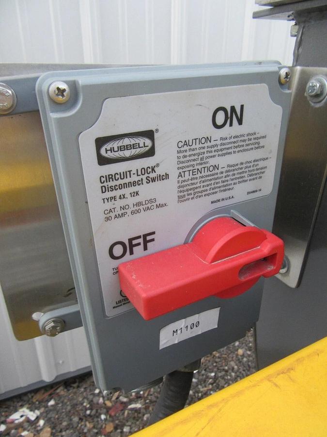 Used 5 HP 12" NEW YORK BLOWER GENERAL PURPOSE FAN 123 ACF 208 - 230/460 VAC 3 PH 3450