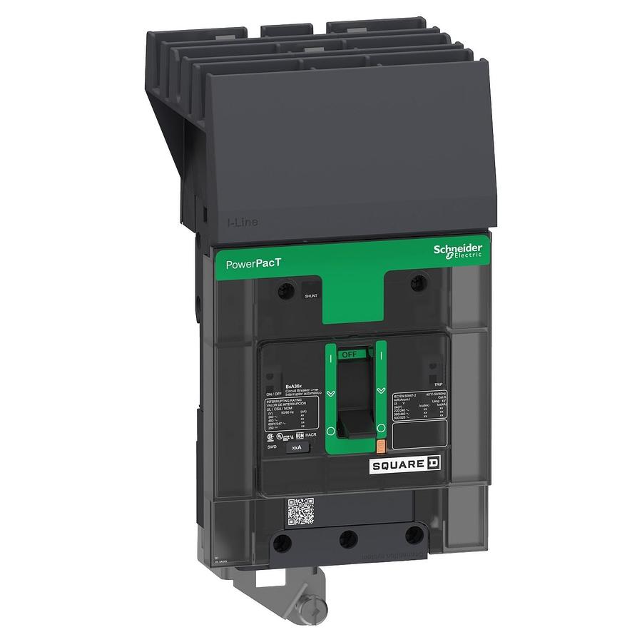 NIB SQUARE D POWERPACT B I-LINE CIRCUIT BREAKER BDA36030 30 AMP 3-POLE 600 VAC