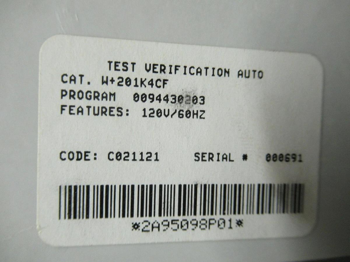 Used 135 AMP CUTLER HAMMER CONTACTOR W+201K4CF 2A95098P01 NEMA 4 600 VAC