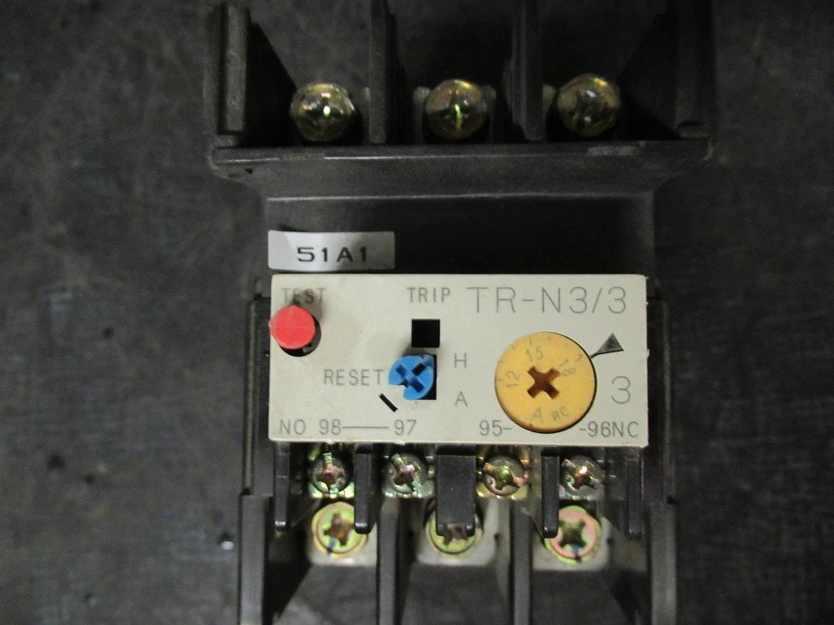 Used FUJI ELECTRIC THERMAL OVERLOAD RELAY TR-N3/3 600V 3POLE 18A **WARRANTY**