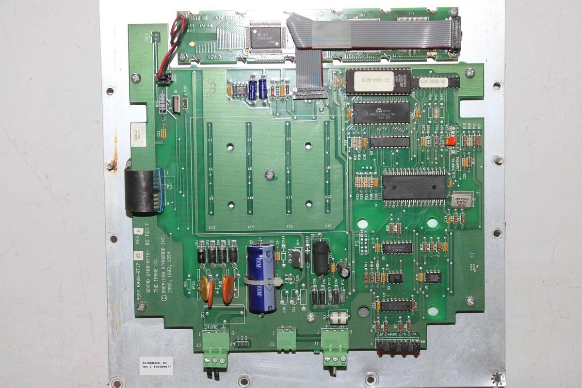 Used TRANE CHILLER ADAPTIVE CONTROL INTERFACE 6400-0828-01 6400-0717-05 REV. H