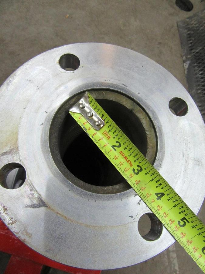 Used 25 HP STERLING PEERLESS 1.5" X 3" CENTRIFUGAL WATER PUMP 316SS 225 GPM 8" IMP