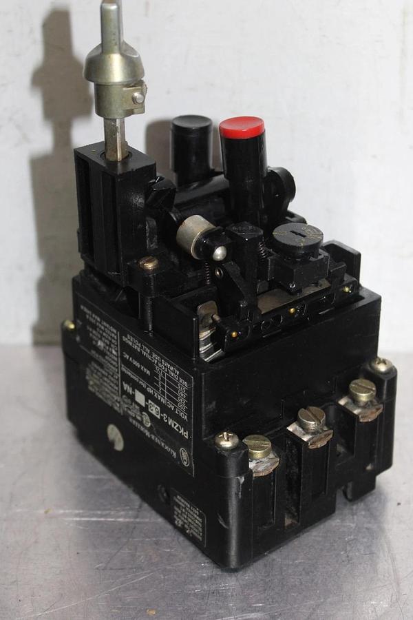 Used KLOCKNER-MOELLER OVERLOAD RELAY PZKM3-6,3 600 VAC 3-POLE 7.5 HP **WARRANTY**