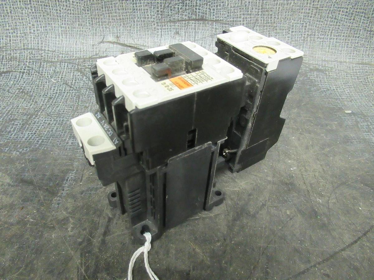 Used 13 AMP FUJI STARTER SC-0/G SC13AG 600 VAC COIL: 24 VDC W/ TR-0N/3 TR13D OVERLOAD