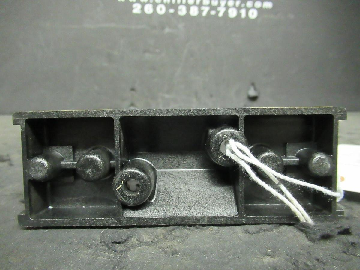 Used 60 AMP BUSS R25060-1CR 1 POLE CLASS R FUSEHOLDER BLOCK 240 VAC 200K RMS SYM AMPS