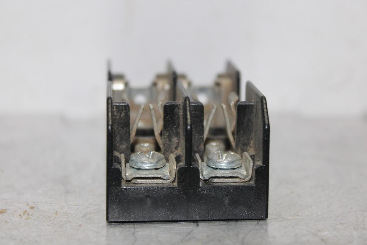 Used BUSS FUSE HOLDER BC6032P 2-POLE 30 AMP 600 VOLT CLASS CC FUSES **WARRANTY**