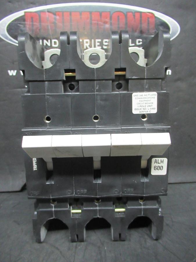 Used AIRPAX BREAKER JTMP-3-1RLS4R-30617-600 750 AMP TRIP 120 VAC L-5460 **WARRANTY**