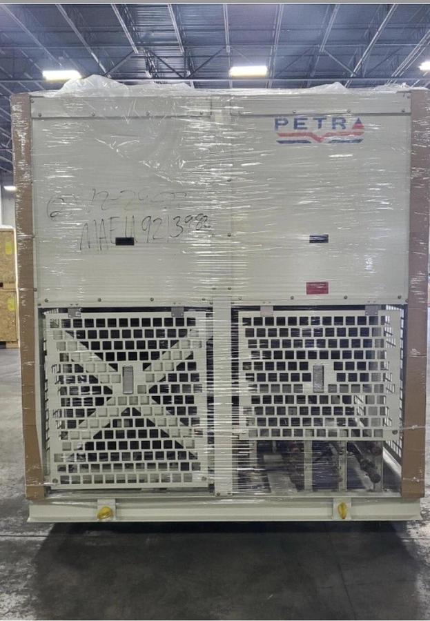 Used NEW PETRA ENGINEERING 140 TON CONDENSING UNITS DSPH140 460 VOLT CHILLER