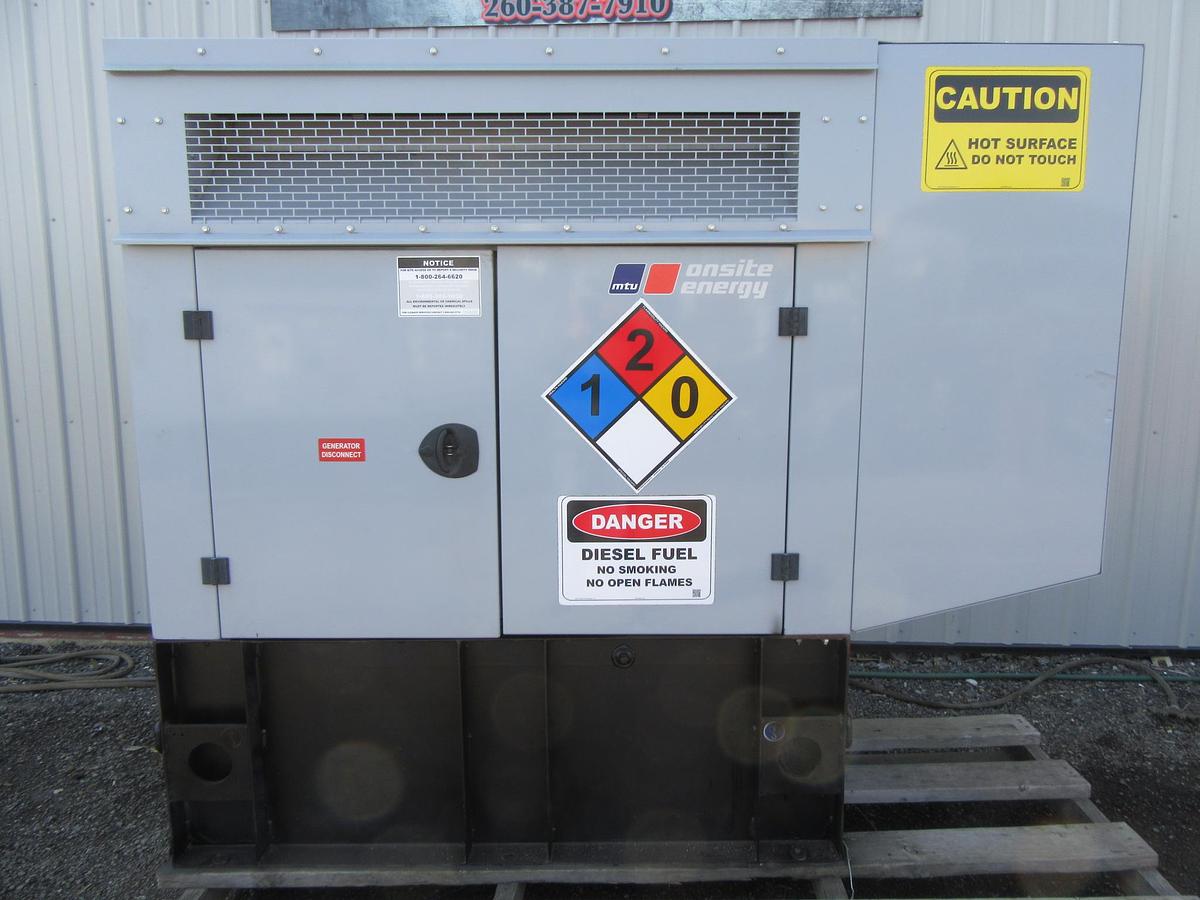 Used 20 KW DIESEL GENERATOR MTU 120/240 V 4LE1 ISUZU SOUND ENCLOSED 258 HRS  VIDEO