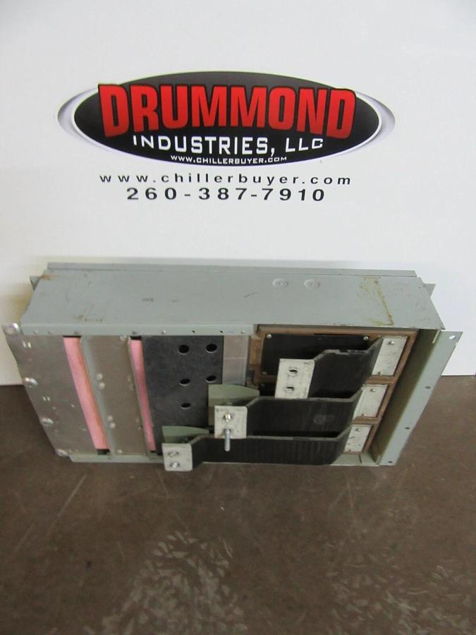 Used GE QMR PANELBOARD FUSIBLE DISCONNECT QMR365R 400 AMP 600 VAC 350 HP 3-PHASE