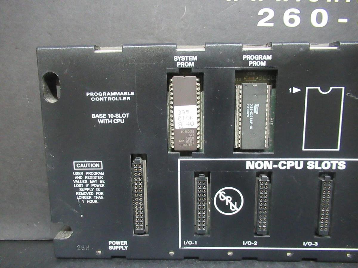 Used GE FANUC BASE SLOT WITH CPU IC693CPU323U WITH 10 SLOTS **WARRANTY**