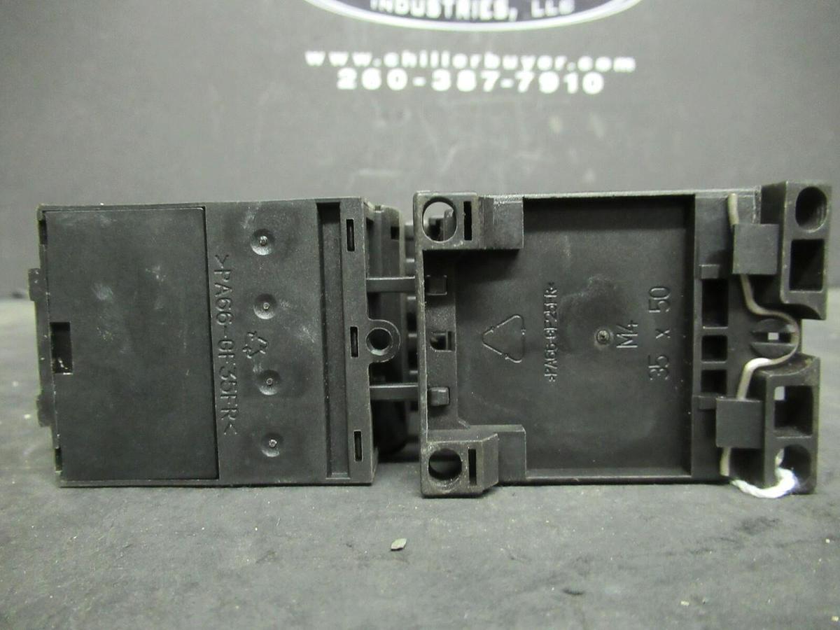 Used SIEMENS STARTER 3RU1116-1DB80 / 3RT1015-1AK81 600 VAC 16 AMP 5 HP