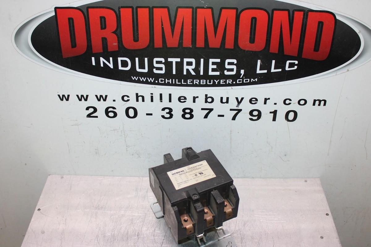 Used SIEMENS CONTACTOR 42FE35AF306R HN53HG120 600 VAC 75 AMP 3-POLE COIL: 120V