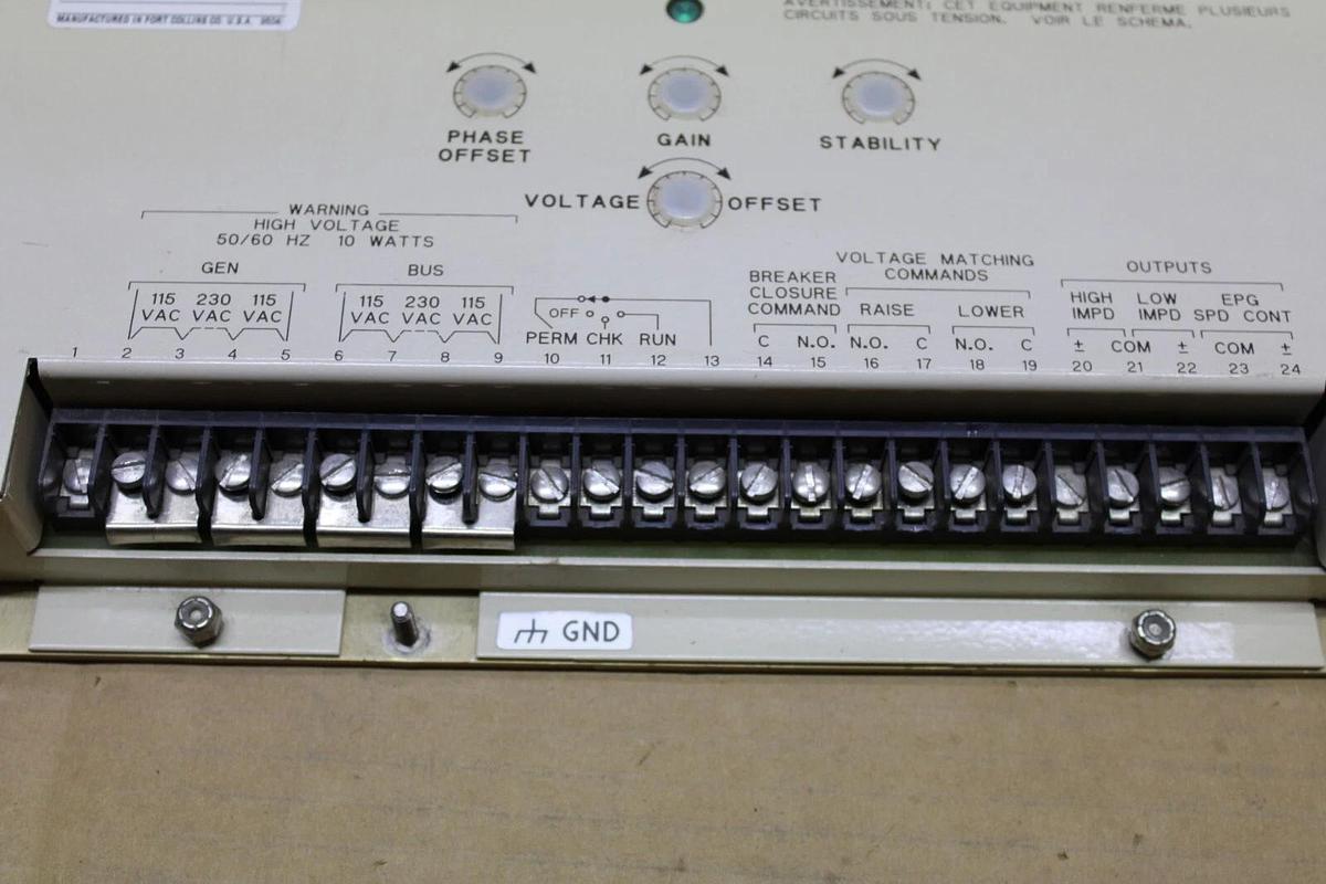 Used WOODWARD SPM-A SYNCHRONISER 9905-002 REV. P 240 VAC 10 WATT **WARRANTY**