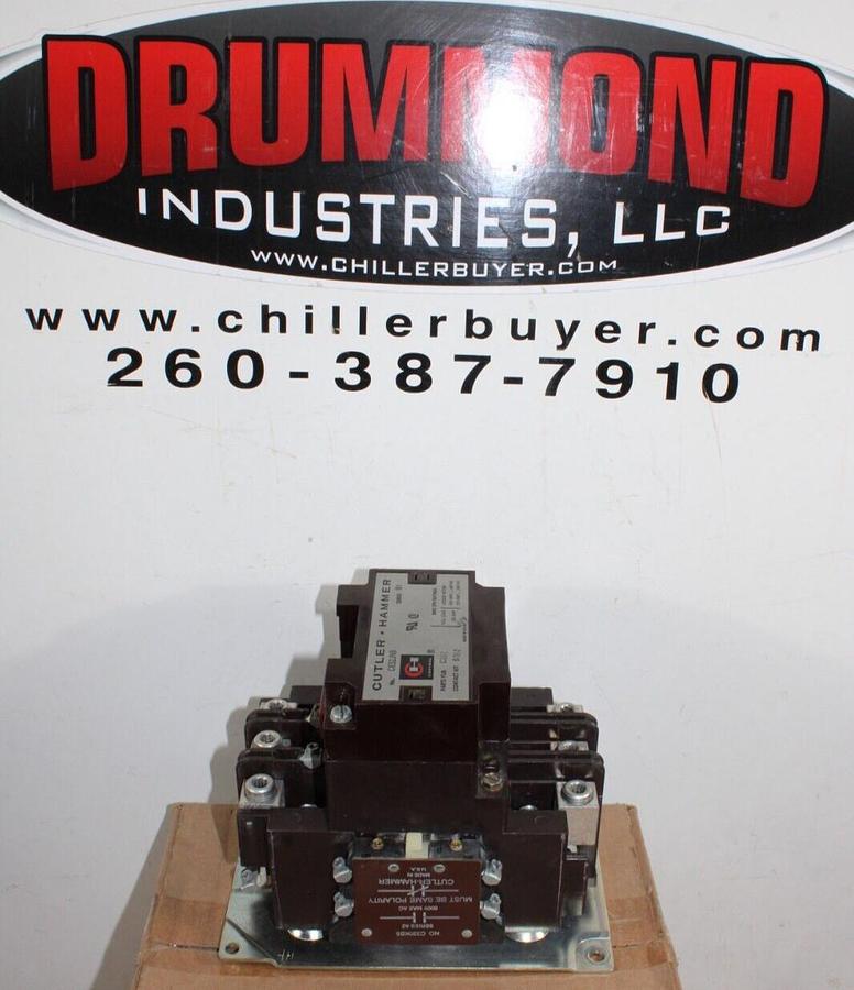 Used CUTLER HAMMER CONTACTOR C832JN8 120 AMP 600 VOLT 3-PHASE COIL: 120V **WARRANTY**