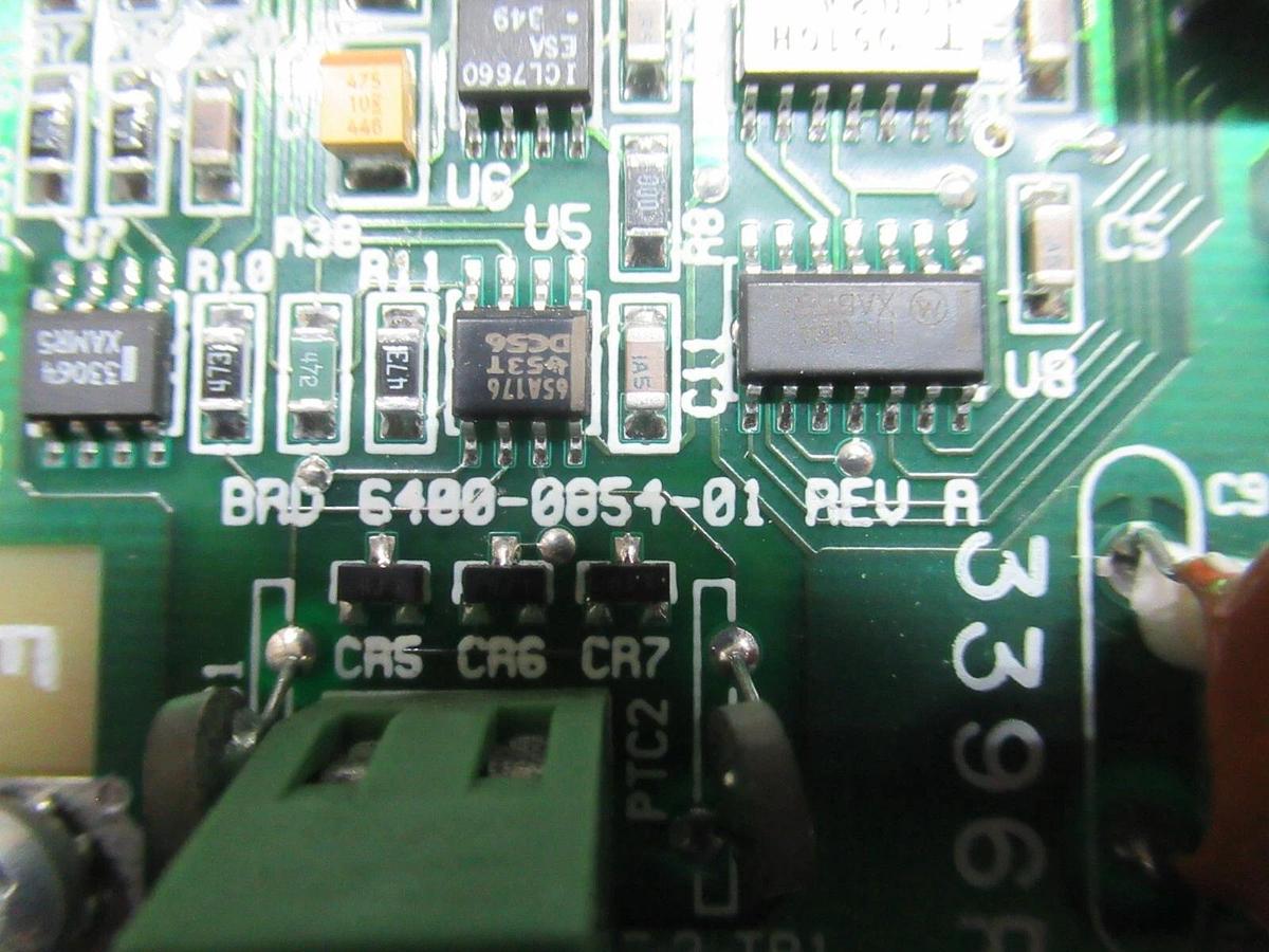 Used TRANE CHILLER INTERFACE X13650483-01 6400-0854-01 REV. A 6400-0855-01 REV. F