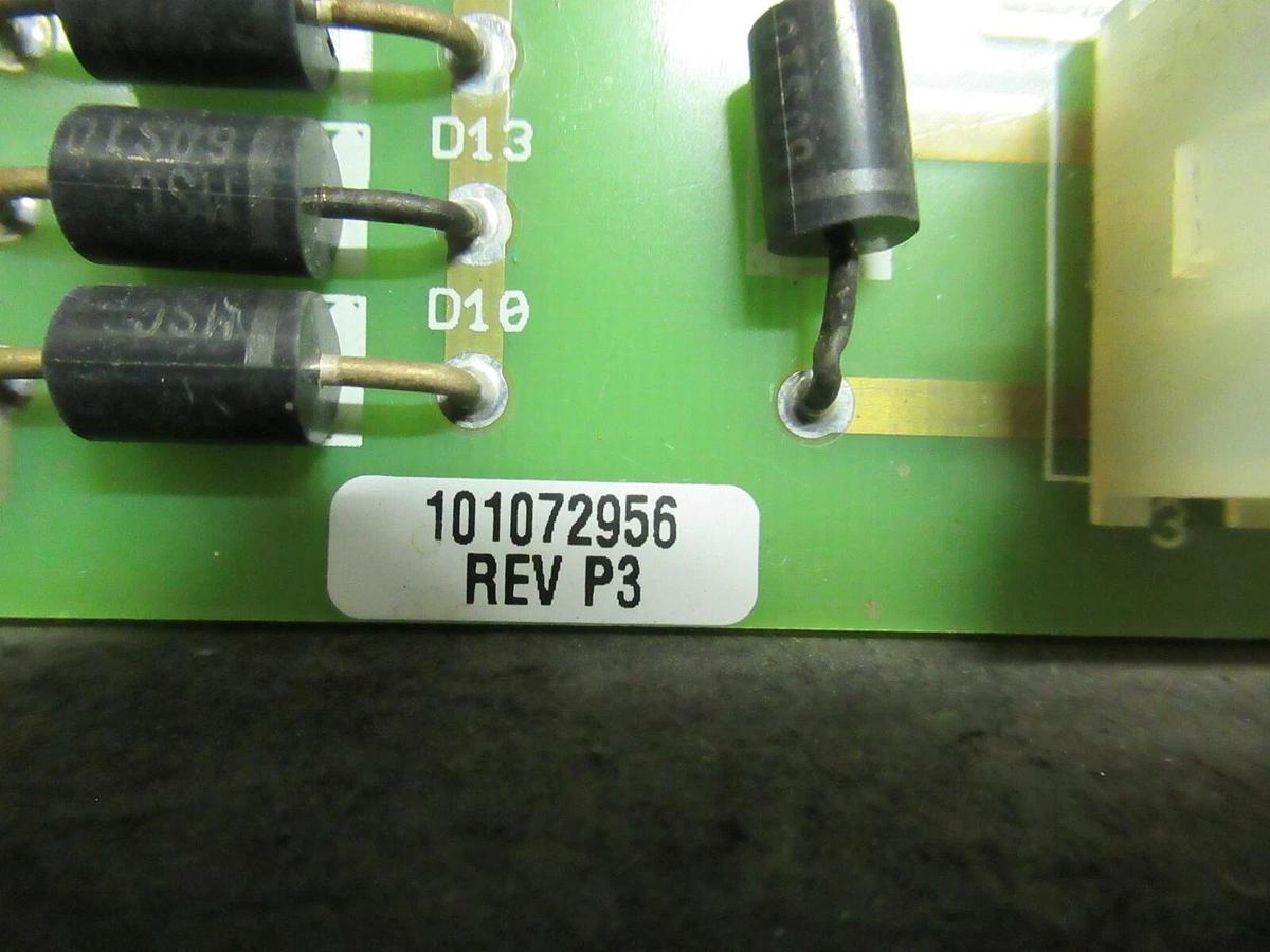 Used EXIDE 101072956 REV P3 POWER SUPPLY FAIL DETECTOR CIRCUIT BOARD 118302754 P1