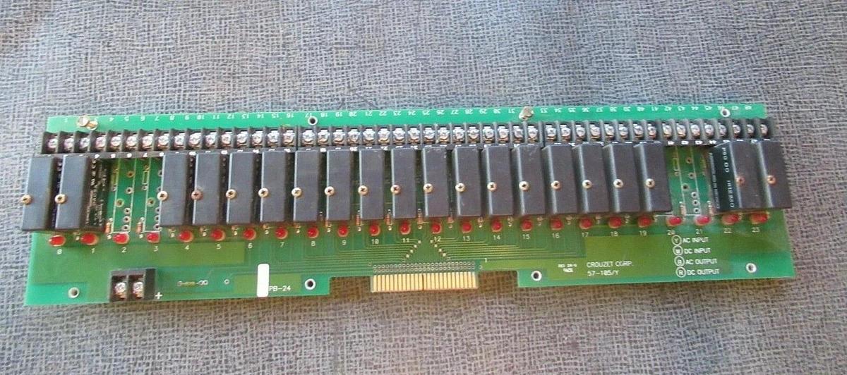 Used CROUZET CORP CIRCUIT BOARD 57-105/Y **WARRANTY INCLUDED**