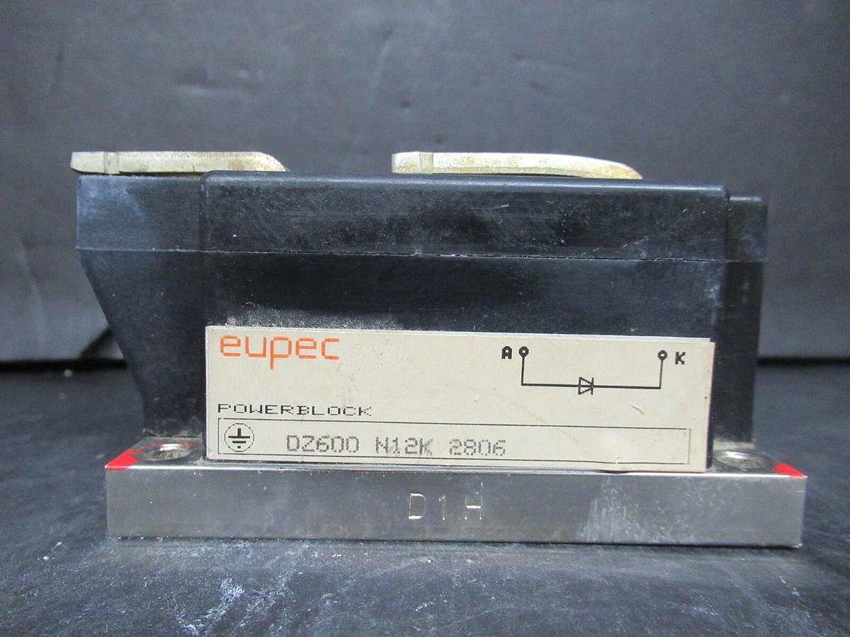 Used EUPEC POWERBLOCK IGBT POWER MODULE DZ600N12K-2806 **WARRANTY INCLUDED**