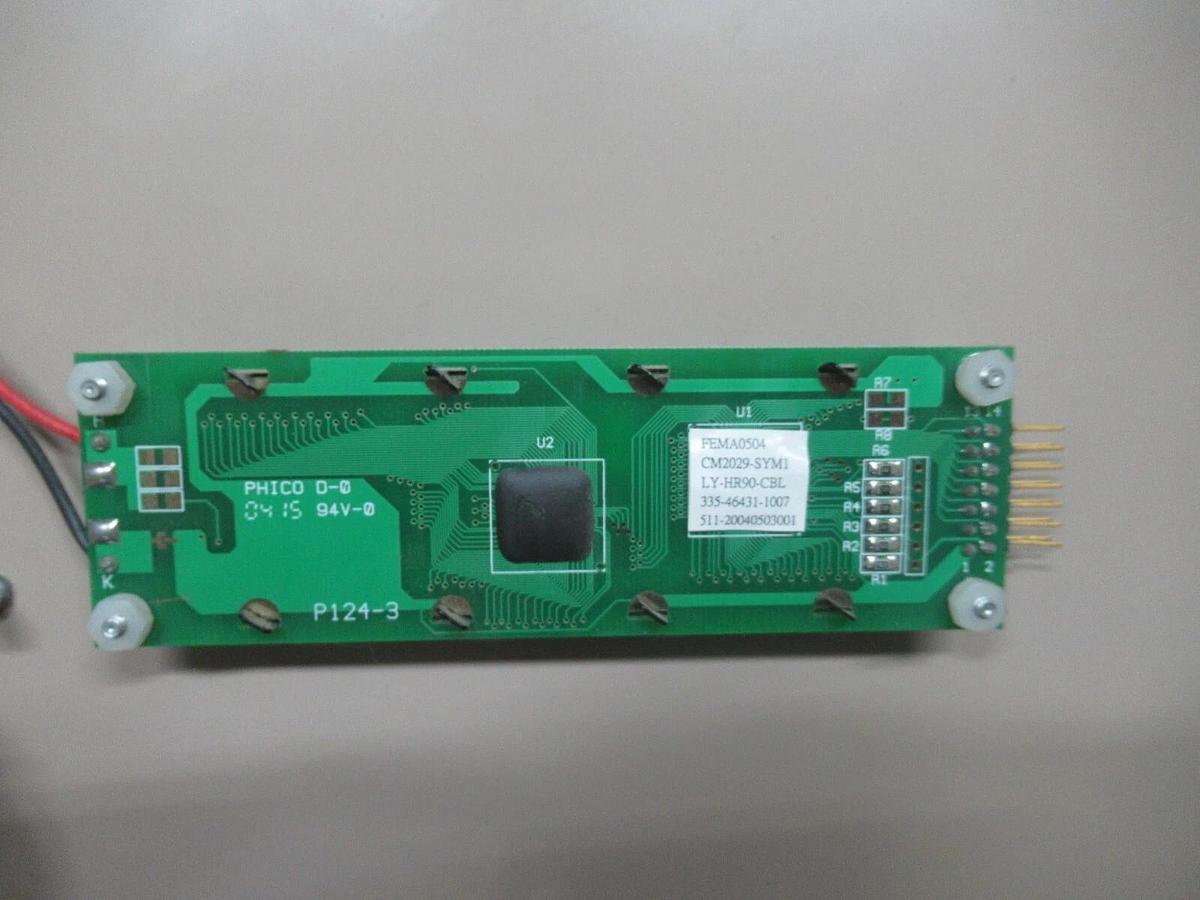 Used YORK MILLENIUM SCREW CHILLER DISPLAY PANEL YK-024-30910-000 371-02563-101