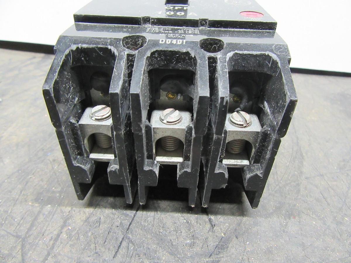 Used GE E11592 TEY HACR BREAKER 100 AMP 480/277 VAC 3-POLE **WARRANTY INCLUDED**