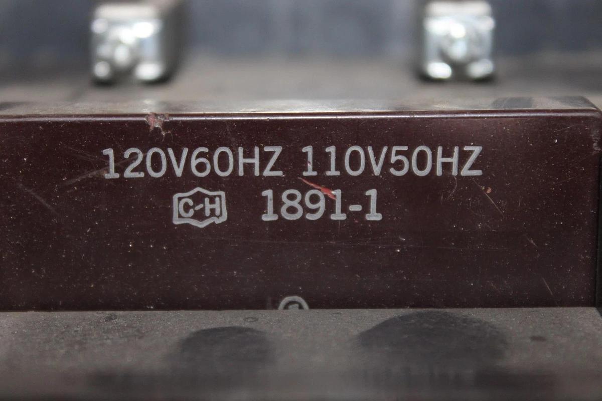 Used CUTLER-HAMMER NEMA CONTACTOR C10GN3 NEMA SIZE 5 270 AMP 600 VOLT 3-PHASE