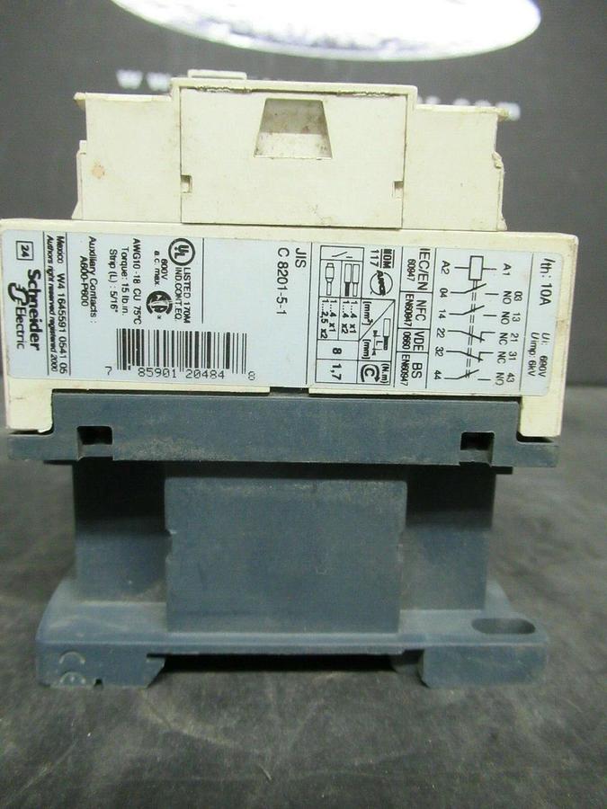 Used TELEMECANIQUE CONTROL RELAY CAD32  10 AMP 600 VAC **WARRANTY INCLUDED!**