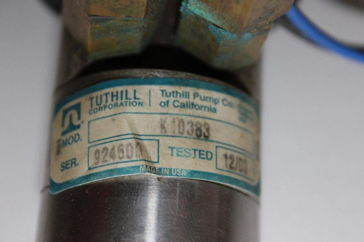 Used FASCO OIL PUMP 30109-1 71624747 U62B1 230 VOLT 50/60 HZ 1.48 AMP W/ K10383