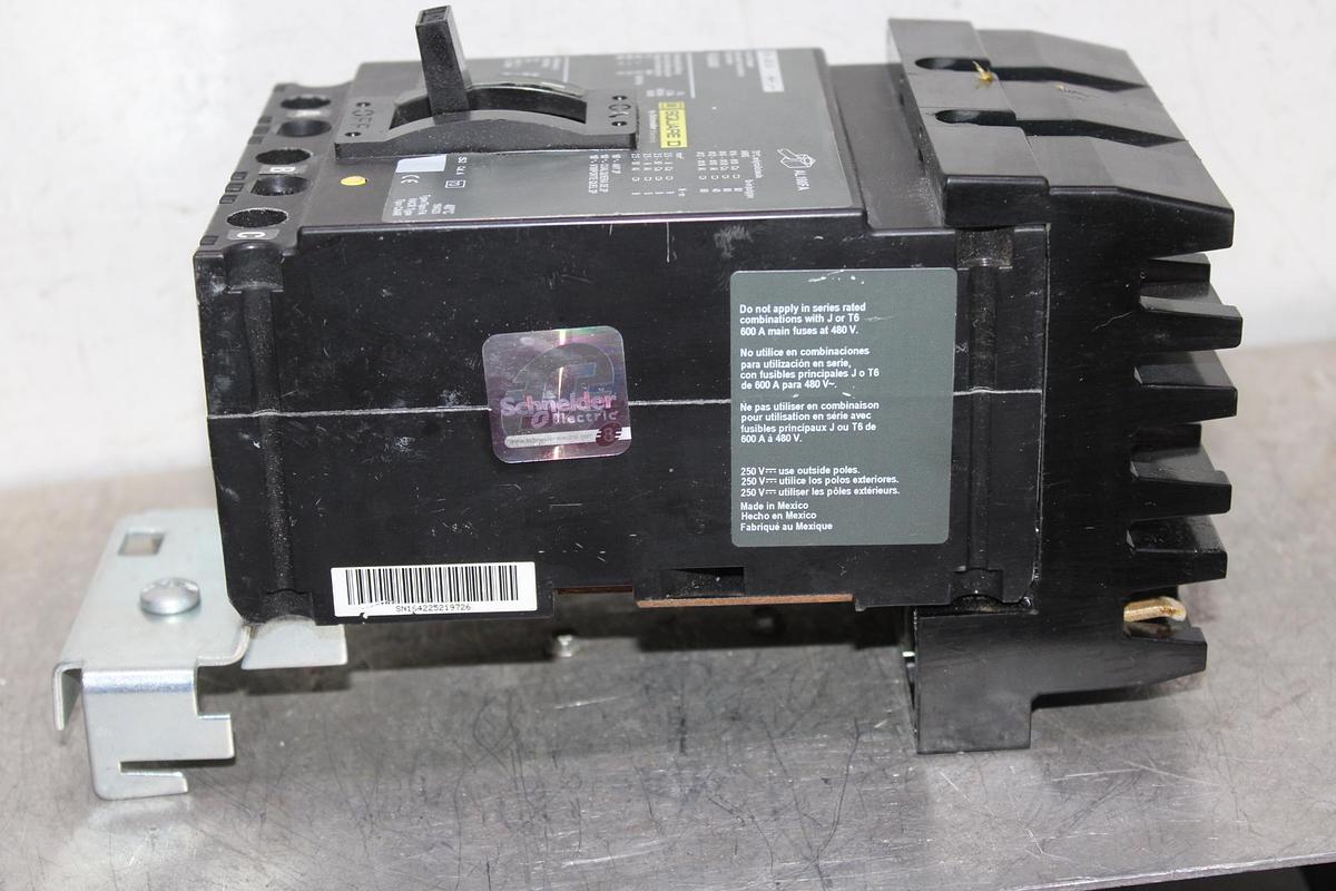 Used SQUARE D I-LINE CIRCUIT BREAKER FH36040 40 AMP 600 VOLT 3-POLE