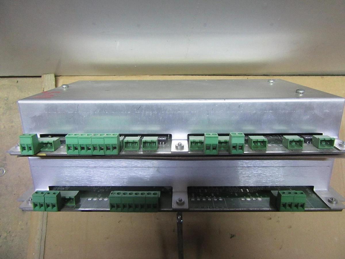 Used TRANE CHILLER STEPPER OPTIONS MODULE X13650455-05 REV. G W/ X13650452-05 REV. F