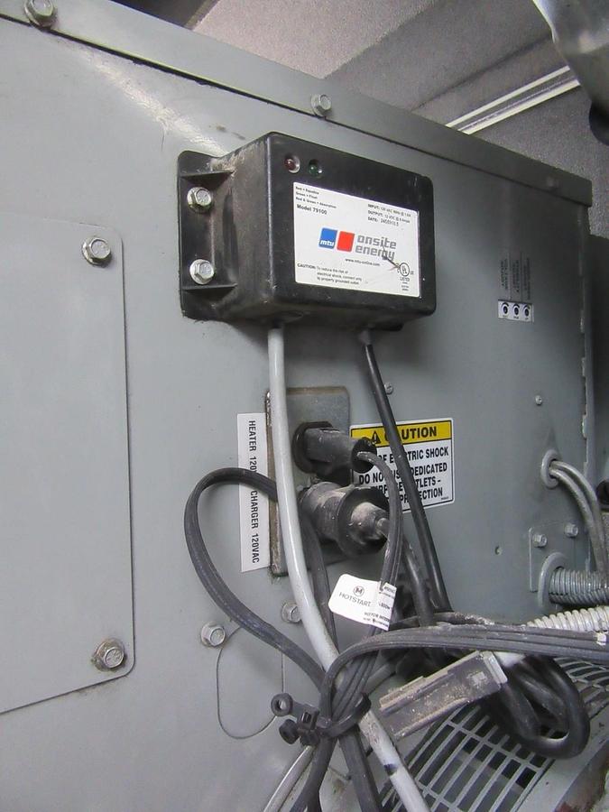 Used 50 KW DIESEL GENERATOR MTU 120/240 V JOHN DEERE SOUND ENCLOSED 338 HRS VIDEO