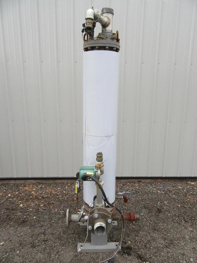 Used 8" AERCO DW TYPE HELITHERM DOUBLE WALL HEAT EXCHANGER SWDW24EC 24 SQ FT